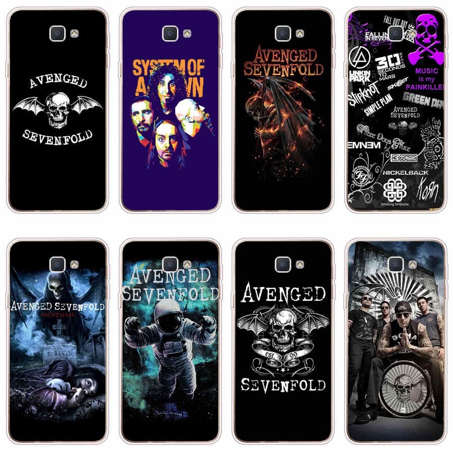 เคส TPU นุ่ม ซิลิโคน ปกป้อง เคสโทรศัพท์ Avenged Sevenfold สำหรับ Samsung Galaxy j5 2016 j6 2018 j7 2