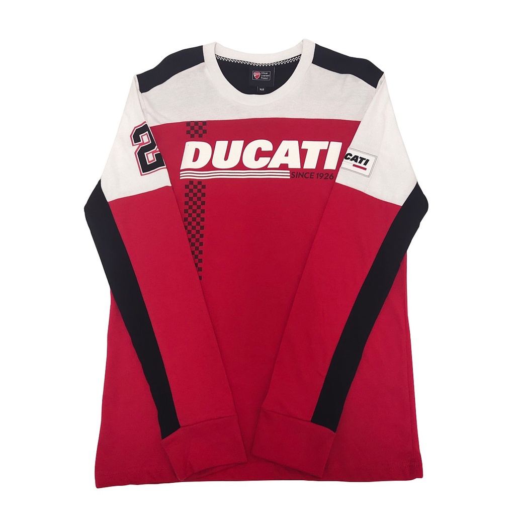 DUCATI Sweater เสื้อแขนยาวดูคาติ DCT52 019 สีแดง
