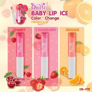 ลิปมันเบบี้ Obuse Baby Lip Ice Color Chang [OB-1172]