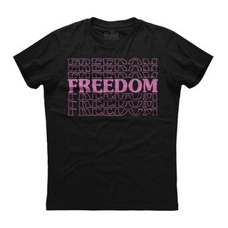 ขายดี!ขายดี เสื้อยืดแขนสั้น พิมพ์ลายกราฟิก Freedom สีดํา สไตล์คลาสสิก สําหรับผู้ชาย LNhham49EMhhen77S-5XL