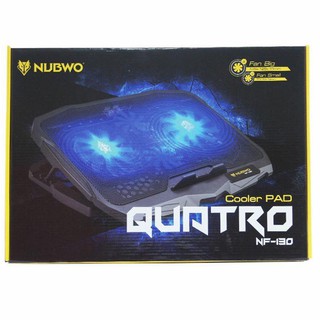 พัดลมโน๊ตบุ๊ค NUBWO QUATRO COOLER PAD รุ่น NF-130 ( ประกัน 1 ปี )