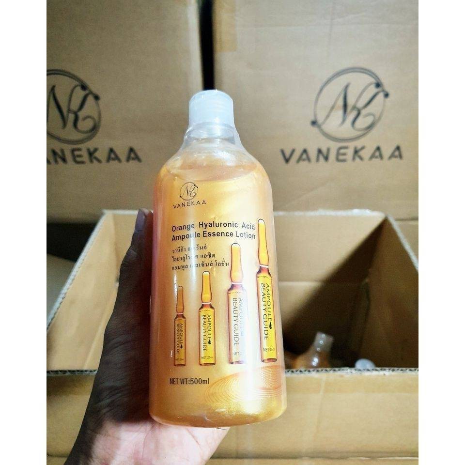 โลชั่นวานีก้า Vanekaa Orange Hyaluronic Acid Ampoule Essence Lotion