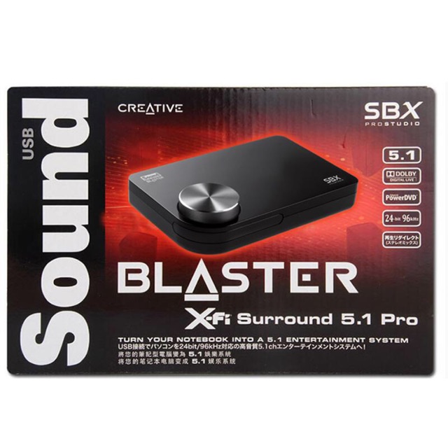 Sound Card Creative Blaster X-Fi Surround 5.1 Pro External