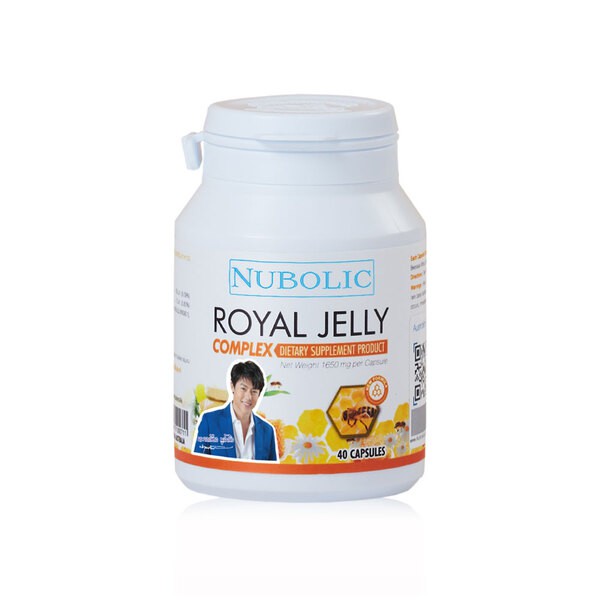 NUBOLIC Royal Jelly (40 capsules) Royal Jelly Concentrate 1650 mg - นมผึ้ง จากออสเตรเลีย
