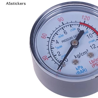 [ASstickers] เครื่องวัดความดันอากาศ 13 มม. 1/4 bsp สําหรับเครื่องอัดอากาศ