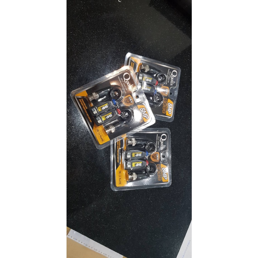 CCTV 8 MP บาลัน กล้องวงจรปิด 8 MP 8 ล้าน มีวงจรป้องกันฟ้าผ่า 3 ระดับ Balun 8 MP for CCTV (แบบกด)