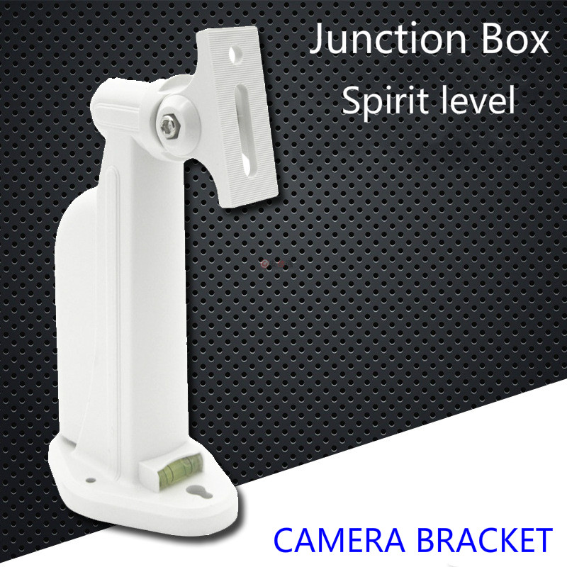 IP AHD Bullet Camera Spirit level Bracket with hide Junction Box CCTV stents holder อุปกรณ์พลาสติกกา