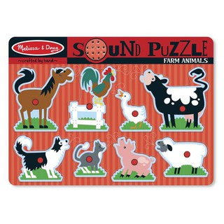 Melissa &amp; Doug Sound Puzzle – Farm Animals