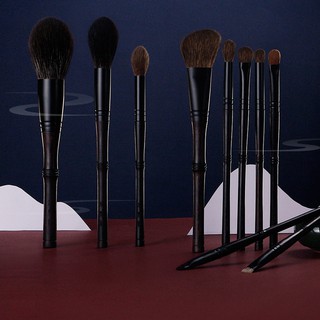 My Destiny 2020 Luxury Ebony Wood Brush Set 10-Pcs Brushes - ชุดแปรงแต่งหน้าแบบนุ่มพิเศษ