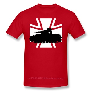 เสื้อยืดโอเวอร์ไซส์ใหม่สไตล์ขายร้อน Rengoku Panzer IV พิมพ์เสื้อยืดผ้าฝ้ายS-3XL