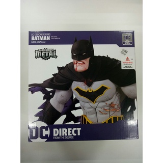 (Clearance Sales) DCD36696, Metal Batman Statue by DC Direct DC Designer Series Greg Capullo LIMITED EDITION มีเทล แบทแม