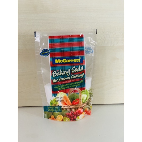 Baking Soda McGarrett ล้างผักผลไม้(For Produces Cleaning) Food Additive แม็กกาแรต เบกกิ้งโซดาทำความส