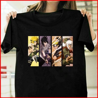 T-shirt  ขายดี เสื้อยืด พิมพ์ลายอนิเมะ Naruto Jiraya Minato Ske สําหรับผู้ชายS-5XL