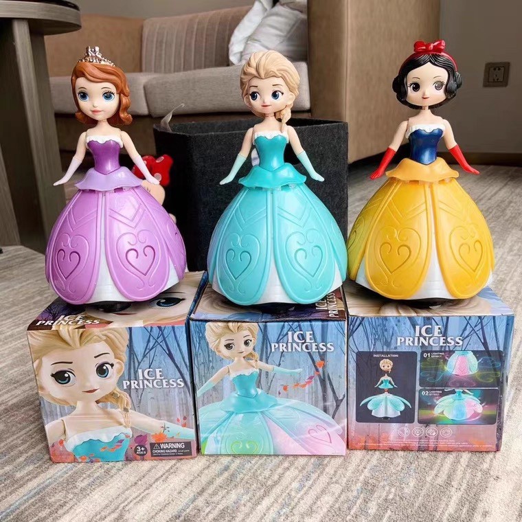 [พร้อมส่ง]​Princess Frozen Dances เจ้าหญิงเต้นรำ มีไฟมีเสียงเพลง(ไม่แถมถ่าน เพลงlet’s goเพลงเดียวทุกแบบ) ราคา ถูกที่สุด ดีลบีเคเค แกลเลอรีภาพที่ 7