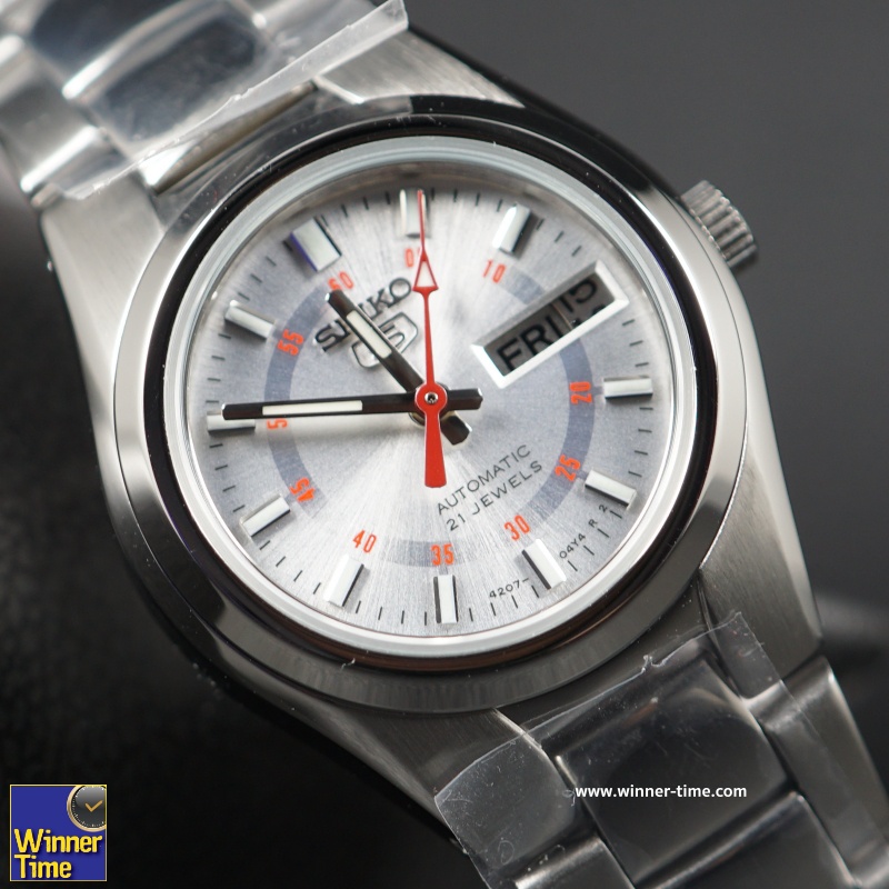 นาฬิกาข้อมือผู้หญิง Seiko 5 Automatic 21 Jewels รุ่น SYMC21,SYMC21K1,SYMC21K