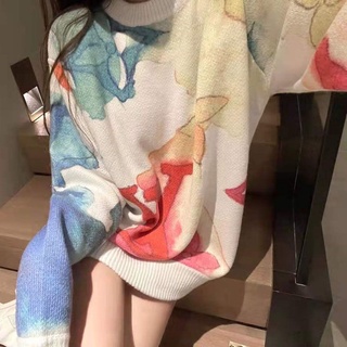 เสื้อแขนยาว ทรงหลวม พิมพ์ลายตัวอักษร Chanel หลากสี สวมใส่สบาย แฟชั่นสําหรับผู้ชาย และผู้หญิง 2022