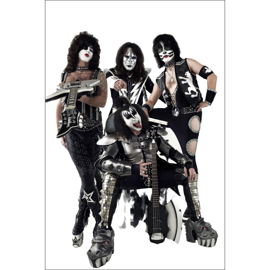 โปสเตอร์ วงคิส วงKiss Band Rock Poster รูปภาพติดห้อง ตกแต่งผนัง โปสเตอร์วงดนตรี โปสเตอร์ติดผนัง โปสเ