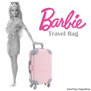 กระเป๋าเดินทางอุปกรณ์เสริมตกแต่งบาร์บี้ Barbie Travel Bag Pink