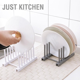 [คลังสินค้าใส] Just Kitchen 熊 1Pc Removable Dish Plate Drying Rack Draining Board Stand Holder for Supplies