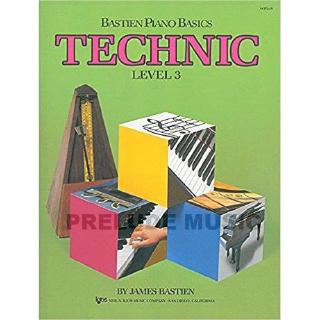 (โค้ดINCSM2Lลด70฿) Bastien Piano Basics, Technic Level 3 WP218