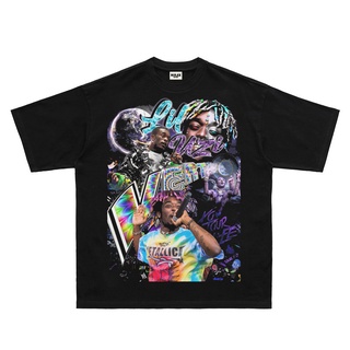 [S-5XL]Rulee lil Uzi vert เสื้อยืดแขนสั้น สไตล์ฮิปฮอป วินเทจ