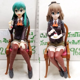 (แท้/มือ1/มือ2/อะไหล่) SQ Figure Kantai Collection KanColle Suzuya,Kumano Ceylon Tea Party​ สาวเรือ​ คันไถ​ คันไต สึซึยะ