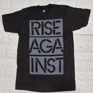 เสื้อยืด วงRise against ลิขสิทธิ์แท้