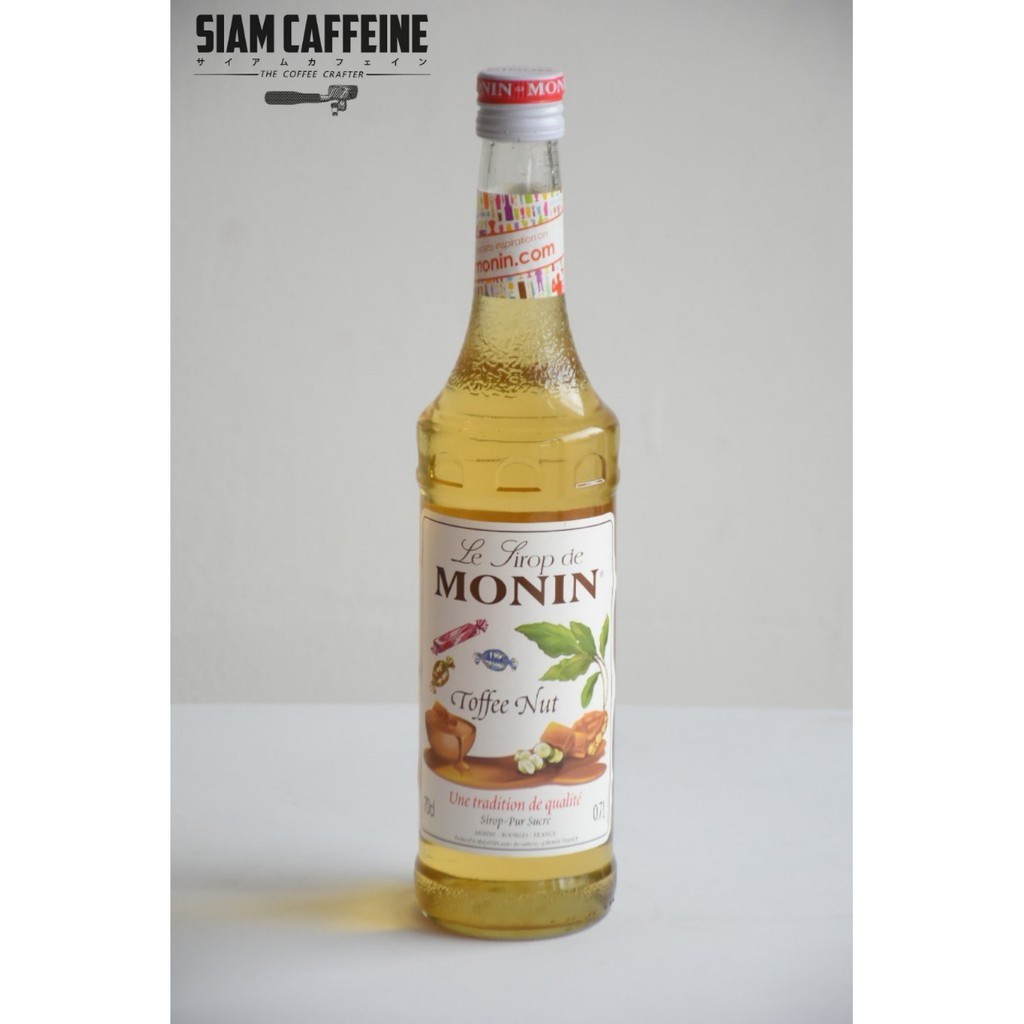 Monin Syrup Toffee Nut 700ml. (ไซรัปผลไม้)
