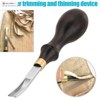 TF▶ Handmade Leathercraft Leather Cut Edge Beveler Cutting Groover Skiving Trimming DIY Leather Craft Tool