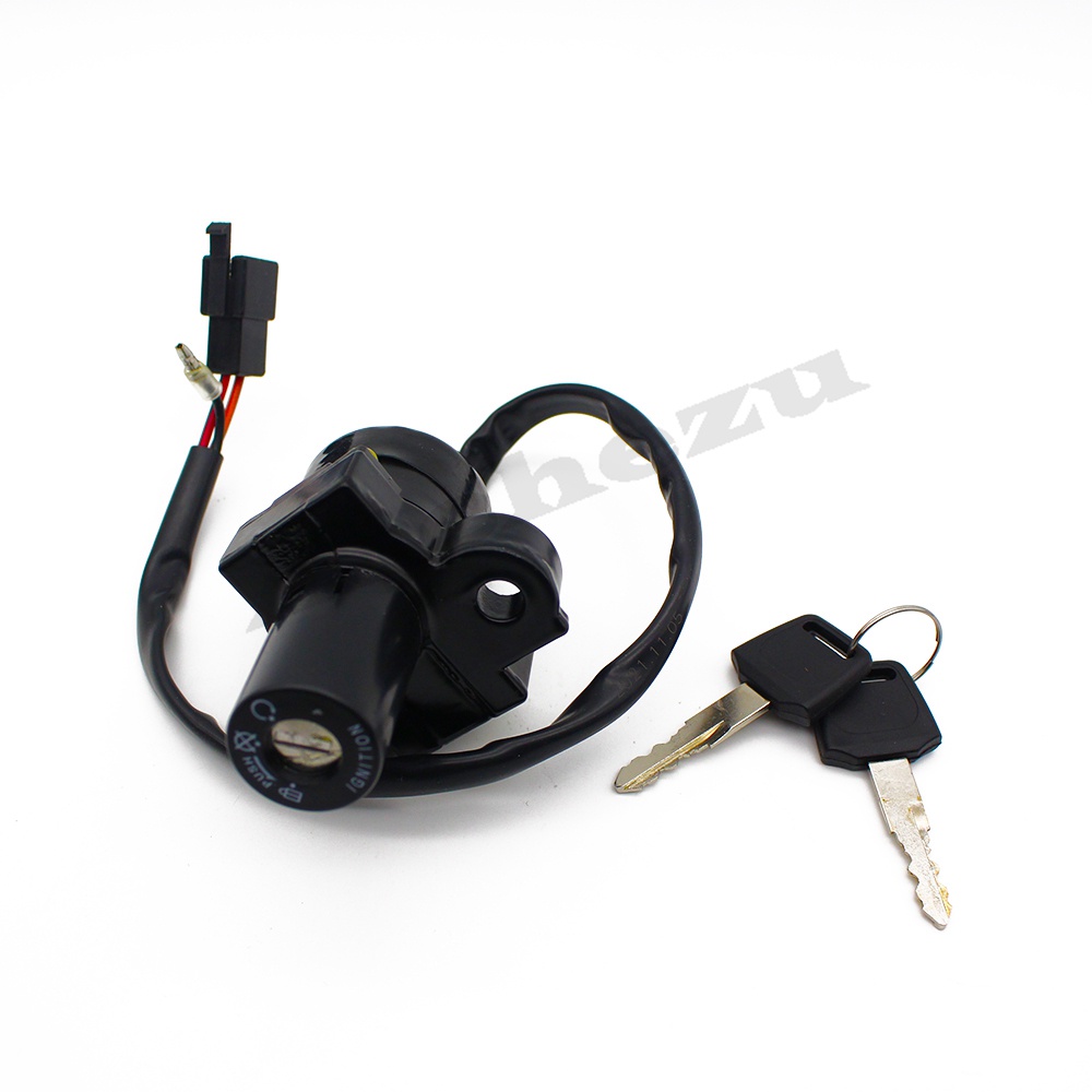 รถจักรยานยนต์สวิทช์จุดระเบิดล็อคจับล็อค + 2 ชิ้นคีย์สําหรับฮอนด้า CB750 / VT250 Spada250/CBR250 MC19
