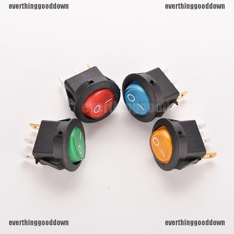 ♬♬สวิตช์เปิด ปิด จุดไฟ LED 12V 16A SPST สําหรับเรือ รถยนต์ 4 ชิ้น