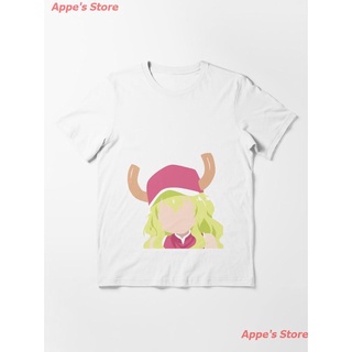 Cartoon การ์ตูน Miss Kobayashis Dragon Maid Lucoa Minimalist Essential T-Shirt สาวใช้มังกรของนางสาวโคบายาชิ เสื้อยืดพิม