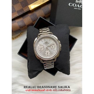 นาฬิกาข้อมือผู้หญิง Coach Womens Tatum Silver watch รุ่น Coach14502569 ของใหม่ ของแท้100%