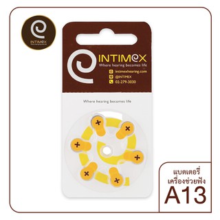 แบตเตอรี่เครื่องช่วยฟัง INTIMEX เบอร์ A13