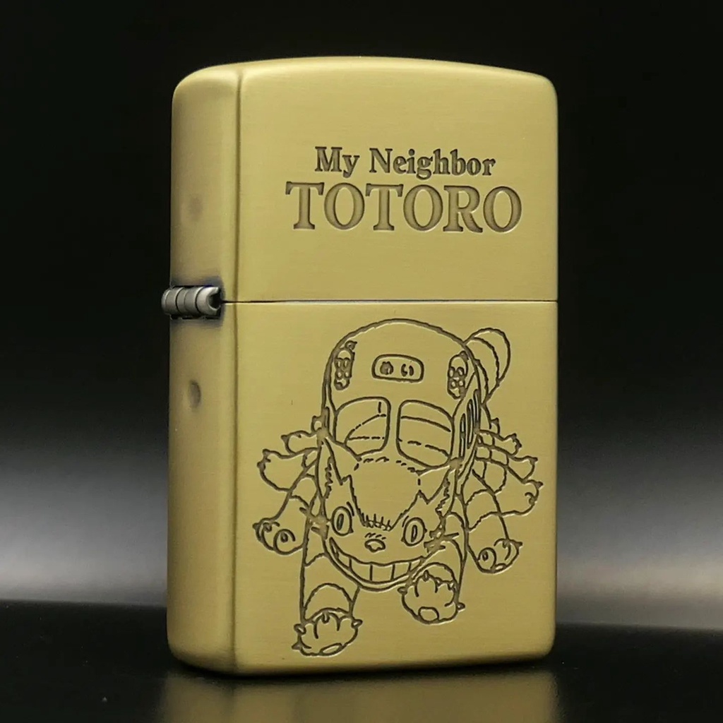 ZJP0039 StudioGhibli MyNeighborTotoro โทโทโร่เพื่อนรัก รถบัสแมว ซิปโป้ลิขสิทธิ์แท้จากญี่ปุ่น  รับประกันตลอดชีวิต ราคา ถูกที่สุด ดีลบีเคเค แกลเลอรีภาพที่ 3