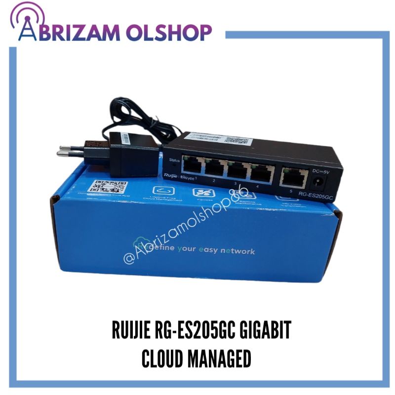 RUIJIE RG-ES205GC 5 พอร์ต GIGABIT CLOUD MANAGEMENT