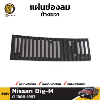 แผ่นช่องลม ข้างขวา สำหรับ Nissan Big-M ปี 1986-1997 เฮงยนต์ วรจักร