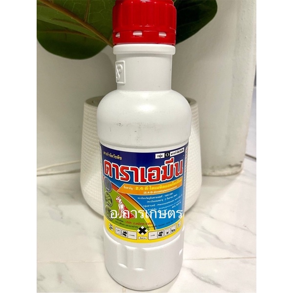 ใช้โค้ตพร้อมกันได้ ดาราเอมีน หมาแดงน้ำ ขนาด 1ลิตร ยาฆ่าหญ้าใบกว้าง ทุกชนิด 24-ดี ทูโฟดี 24Dน้ำ