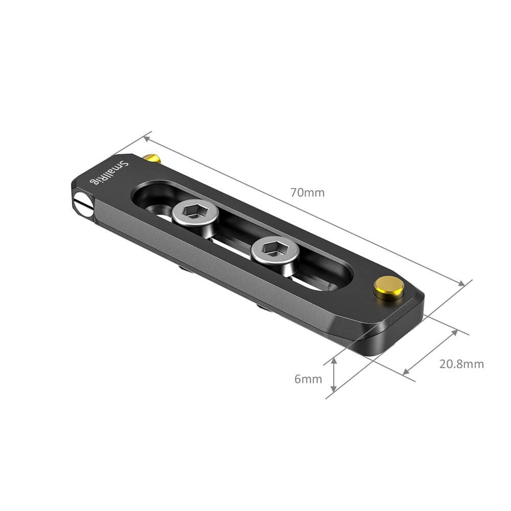 📌ส่งจากไทย📦 NATO Rail แบบบาง 70mm. SmallRig 2483  รางนาโต้ สำหรับยึดอุปกรณ์ ด้ามจับ
