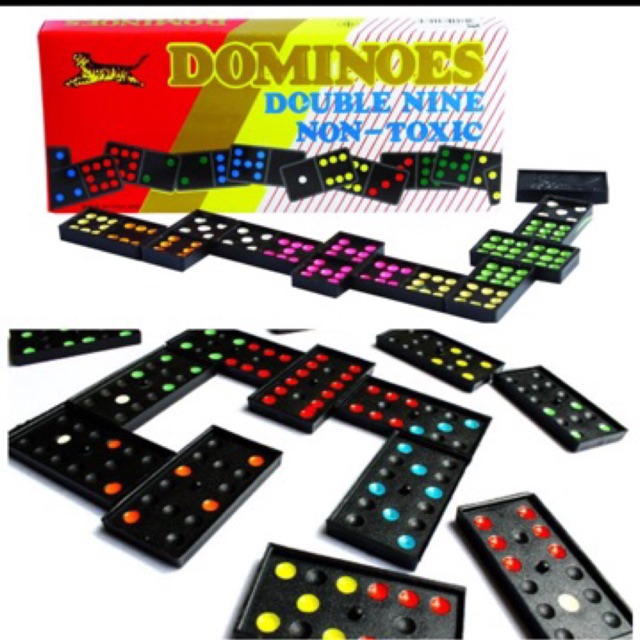 Dominoes โดมิโนเซ็ทใหญ่ 55ชิ้น (ปลอดภัยต่อเด็ก)