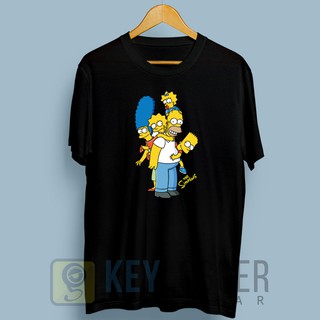 เสื้อยืด พิมพ์ลายภาพยนตร์ The Simpsons Family 9