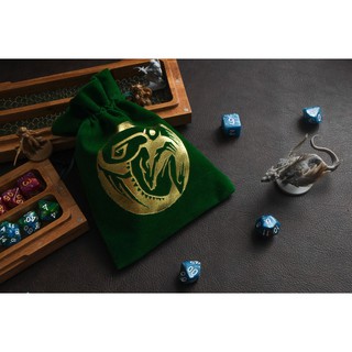 Cthulhu  Dice Bag | ถุงผ้ากำมะหยี่สำหรับ บอร์ดเกมส์ | Dungeons and Dragons Dice | DnD Dice Set | D&amp;D Dice