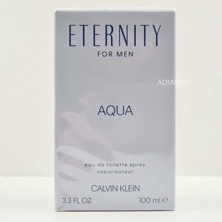 ส่งฟรี CK Eternity Aqua EDT 100ml กล่องซีล  น้ำหอมแห่งความหอมสดชื่น แบบไร้ขีดจำกัด SEP01