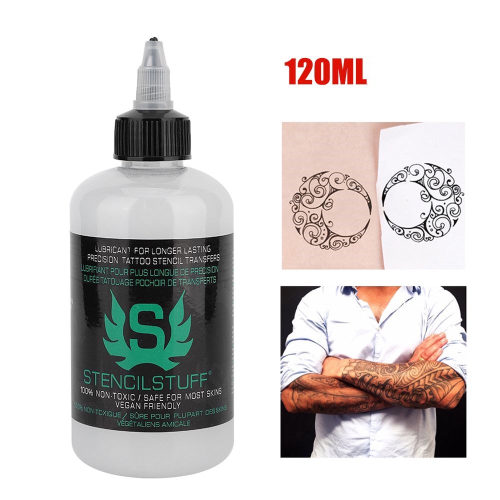 120ml Professional Tattoo Transfer Stencil Stuff Cream Speed Stick Transfer Gel Solution Tattoo Sten