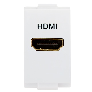 HACO เต้ารับสัญญาณเสียง HDMI Socket Module รุ่น W8201HDMI (สีขาว)