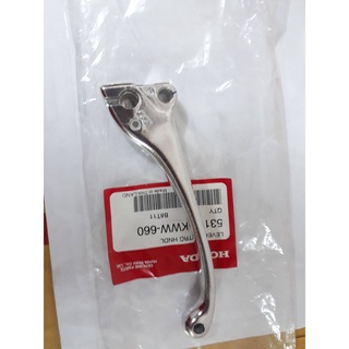 53175-KWW-660มือเบรคแท้สีขาวเวฟ110i รุ่นดั้มเบรค SUPER CUB อะไหล่แท้HONDA