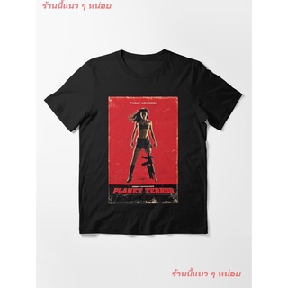 2022 Planet Terror (HQ) 2 Essential T-Shirt ความตายกำลังมา เสื้อยืด ดพิมพ์ลาย เสื้อยืดผ้าฝ้าย คอกลม ความนิยม เสื้อยืดผู้