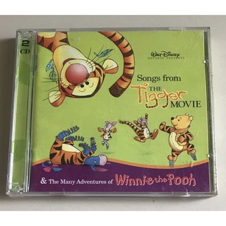 ซีดีเพลง ของแท้ มือ 2...อัลบั้มSoundtrack“Songs from the Tigger Movie&amp;The Many Adventures Of Winnie The Pooh”(2CD)