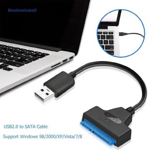 สายเคเบิ้ลUsb 2 . 0 Sata 22pin 2 . 5 Hdd ฮาร์ดดิสก์ไดรฟ์แล็ปท็อป