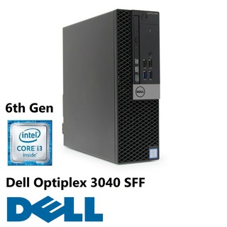 Dell Optiplex 3040 SFFIntel Core i3 (6th Gen) 6100 / 3.7 GHz RAM 4GB HDD 500GB DVD-RW